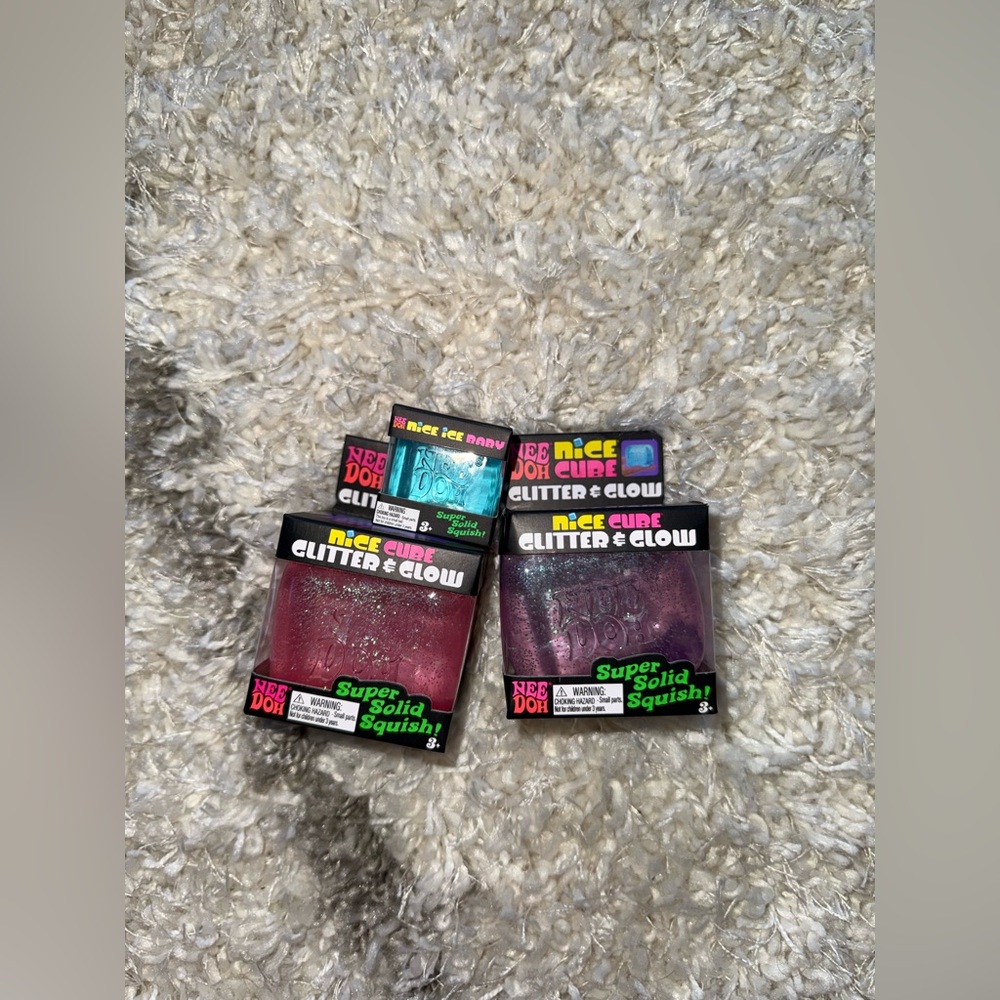 NEEDOH 3-Piece Bundle Set Nice Ice Glitter & Glow x 2 Plus a Mini Nice Ice Baby - Picture 2 of 13